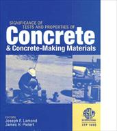 Significance of Tests and Properties of Concrete and Concrete-Making Materials