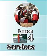بسته کامل آموزش درس چهارم زبان انگلیسی پایه نهم (خدمات: SERVICES)